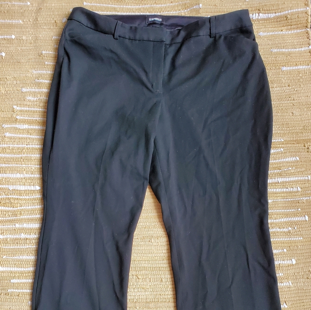 Express black publicist barely boot pants